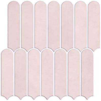 NTHProducts - 3D Zelfklevende Wandtegels - Mooi en Flexibel - Matte Roze - Tegel Stickers - Voor Keuken en Badkamer - Waterdicht en Verwijderbaar