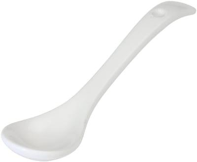 Westmark 6 keramische/opscheplepels, lengte: 11 cm, keramiek, Tapas + Friends, wit, 69762260