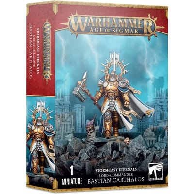 29-delig beeldje Games Workshop Warhammer AoS - Stormcast Eternals Seigneur-Commandeur Bastian Carthalos