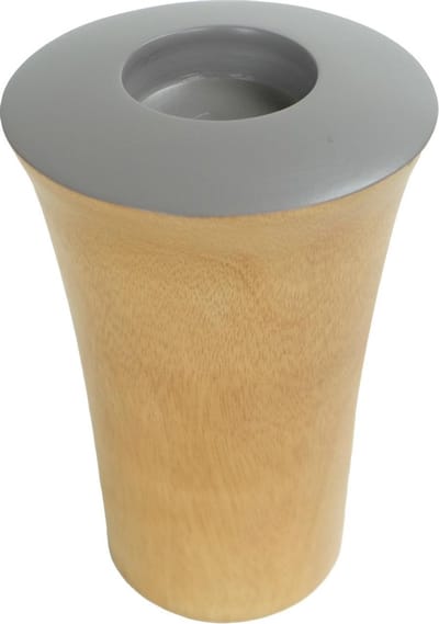 Fine Asianliving Japandi Kaarshouder Mangohout Handgemaakt Grijs D11xH15cm