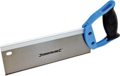 Silverline Kapzaag - Geharde Tanden - 12 TPI - 250 mm - Soft-Grip Handvat