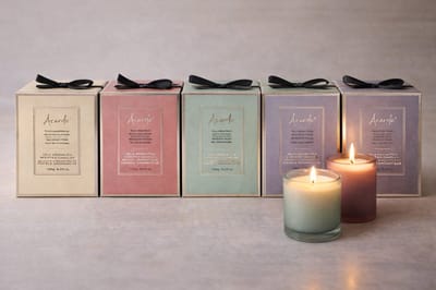Acorde scented candle - geurkaars cardamon en sweet mimosa