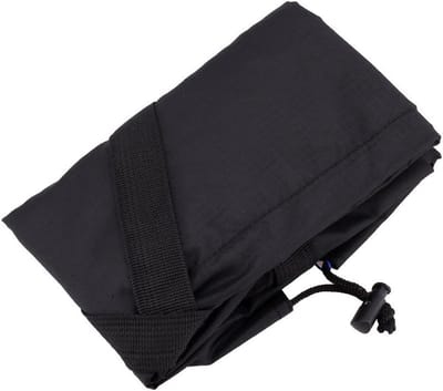 Compressiezak Slaapzak - Opbergtas Kamperen - Spullen Opbergen - Ripstop Nylon Materiaal - 20 x 13 x 5 cm - Zwart