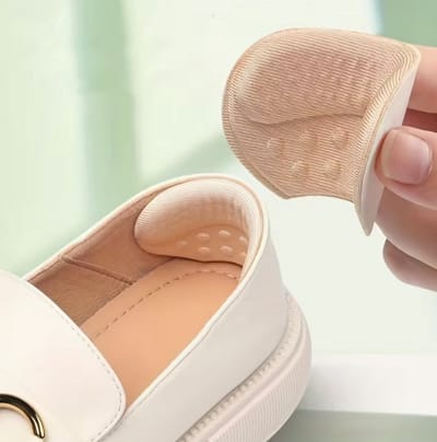 1 paar hak sticker anti-drop hak hoge hak schoenen hak anti-slijtage voet sticker schoenen grote verandering klein artefact, loafer schoenen halve maat pad, verander een maat verander halve maat lengte 3.58in/9.09cm breedte 2.05in/5.21cm