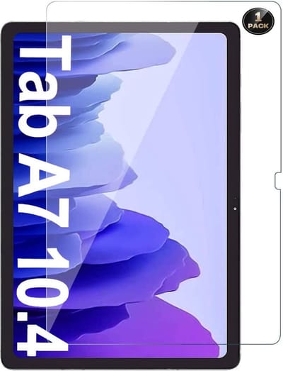 Hoes Geschikt voor Samsung Galaxy Tab A7 10.4 Screen Protector / Glazen tempered glass