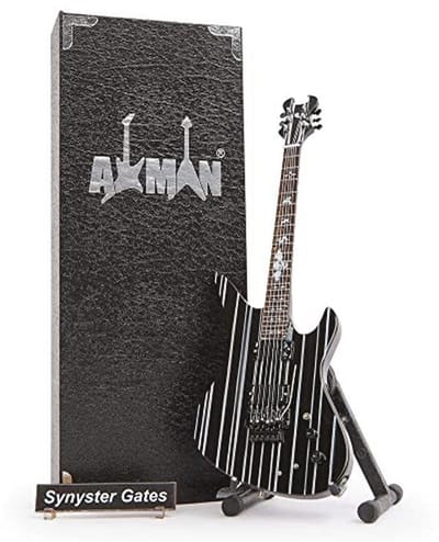 Miniatuur gitaar replica - handgemaakt 1/4 schaal incl. displaybox en standaard