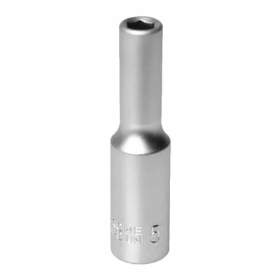MJW lange dop 1/4" zeskant 5 mm - precisie en bereik
