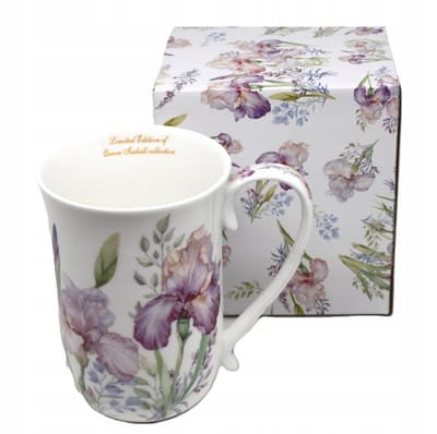 Queen Isabell Porseleinen Mok Iris 400ml - Elegant Cadeau