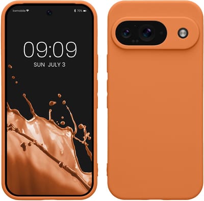 kwmobile telefoonhoesje geschikt voor Google Pixel 9 - Hoesje voor smartphone - Precisie camera uitsnede - In warme abrikoos