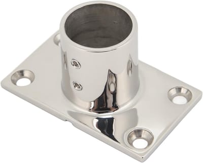 Handrail Bevestiging voor Boten, 90 Graden Rechthoekige Basis van Marine 316 RVS, Duurzaam en Veelzijdig voor Diverse Toepassingen, Ideaal voor Tent en Beschutting