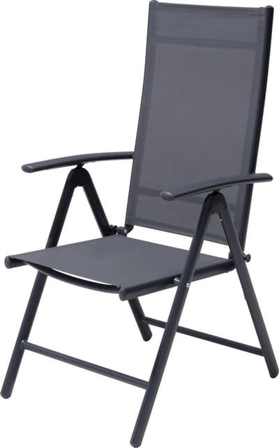 Bestgarden Tuinstoel 7 Standen - Tuinmeubelen - Antraciet
