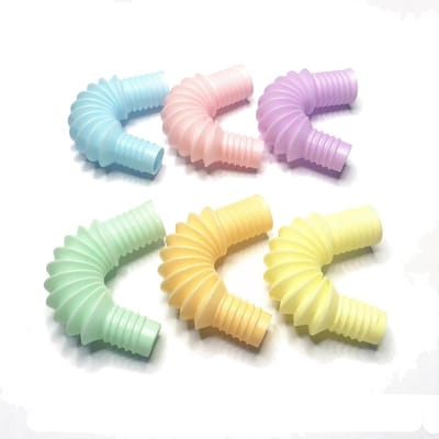 10-20 STuks Mini Pop Tubes Fidget Speelgoed Regenboog Sensorisch Antistress Plastic Balg Stressverlichter Pijp Kinderen Volwassenen Grappig Cadeau