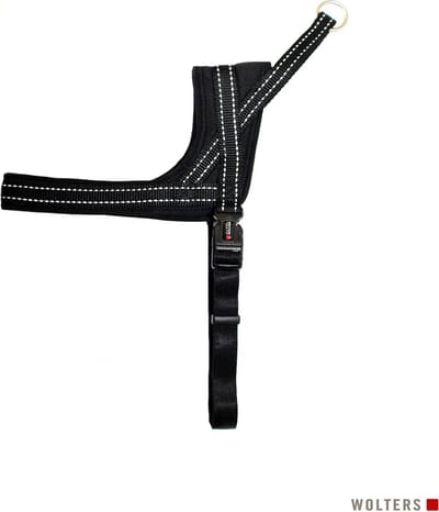 Wolters zacht & veilig harnas maat 4: 60-70cm zwart