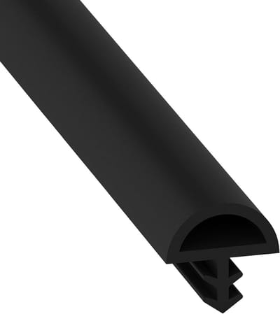 Deurafdichting voor kamerdeur en ramen | Rubberen wind- en regenbestendige kozijnafdichting | Zwart, 10 x 5 mm x 5 m | Inclusief TPE-materiaal