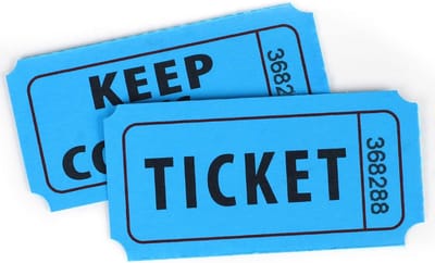 800 Opeenvolgend Genummerde Loterijtickets voor Evenementen en Feesten