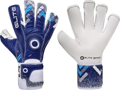 Elite Sport Brambo Keepershandschoenen - Wit / Marine | Maat: 11