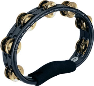 Meinl Hand Tambourine TMT1B-BK, Brass Jingles - Tamboerijn