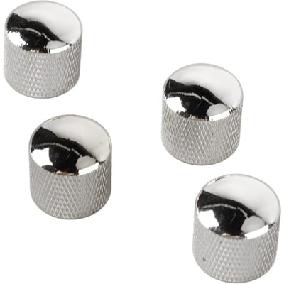 4 Stuks Gitaarknop Metaal Volume Toon Koepel Bedieningsknop Muziekinstrument Accessoireset GD102 Zwart