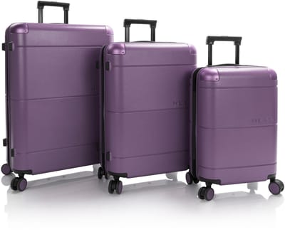 Heys Zen 4 wielen Kofferset 3-delig met uitbreidingsplooi - Harde bagage - TSA slot - purple
