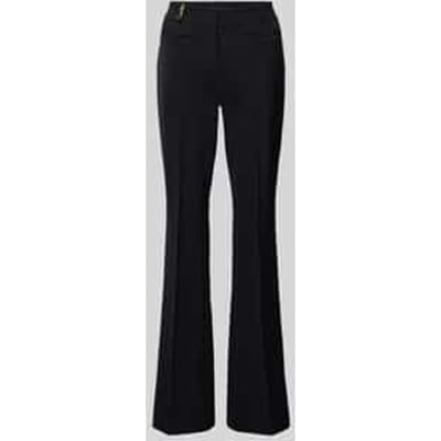 Bootcut stoffen broek met Zijzakken