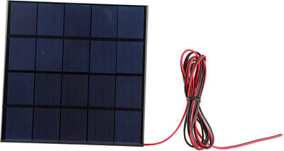 Zonnepaneel - Zonneoplader Paneel - Energie Opwekken - Hoge Conversie Efficiëntie - 165 x 165 cm - Zwart