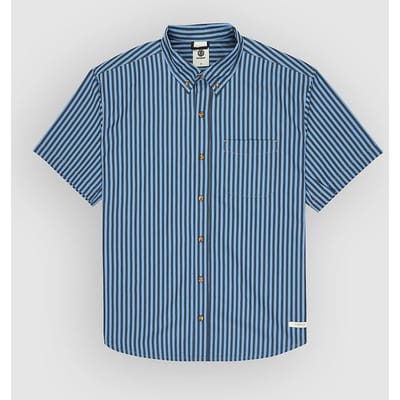 Element Elywt00196 Regular Fit Overhemd Met Korte Mouwen Blauw S Man