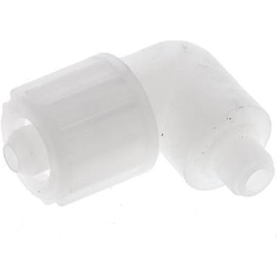 12x6mm & G1/8'' PVDF L-Vorm Knelfitting Buitendraad 10bar Kunststof en Polyamide