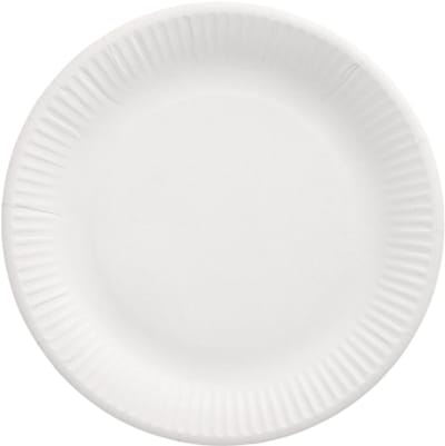1x 200 Borden karton pure rond Ø 23 cm wit