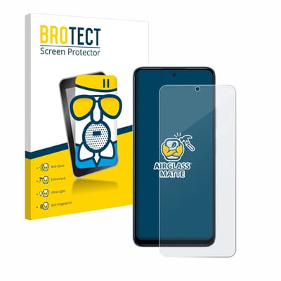 BROTECT - Screenprotector voor Xiaomi Redmi Note 12 4G - Folie Beschermfolie Beschermglas matte