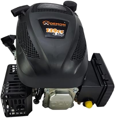 Verbrandingsmotor - 4-takt motor - Grasmaaier reparatie - Verticale as - 139 cc - Zwart