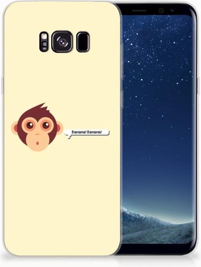 Samsung Galaxy S8 Plus Telefoonhoesje met Naam Monkey