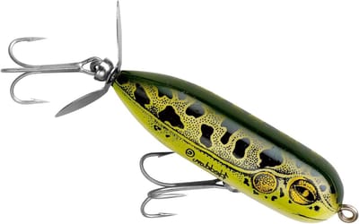 Oppervlakte Kunstaas - Vis Lokaas - Vissen Op Vis - Spetterende Oppervlakte - 2 1/2 Inch - Luipaardkikker