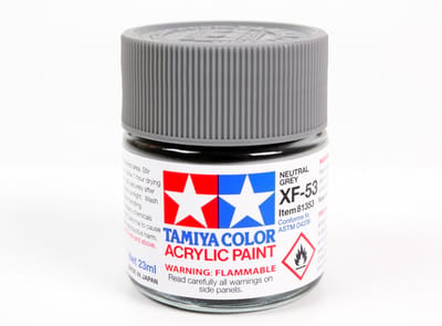 Tamiya Hobbyverf Acrylverf - XF-53 Neutral Grey - Matt - Acryl - 23ml Verf potje - 23 ml