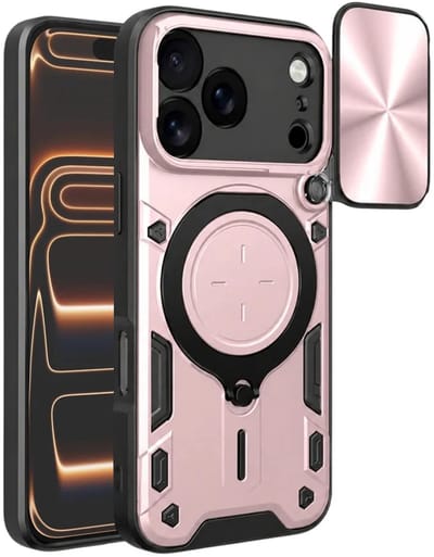 Hoesje geschikt voor Apple iPhone 17 Pro Max - Techsuit CamGuard Pro Back Cover - Roségoud
