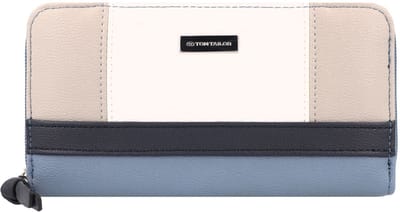 Tom Tailor - TTJUNA portemonnee met colour blocking - Maat ONESIZE - denim blue