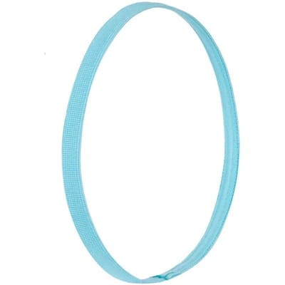 Bandeau Élastique en Caoutchouc pour Yoga Cheveux Femmes Hommes Course Fitness Activités Football Antidérapant Bandeau Élastique Couleur Bonbon bleu