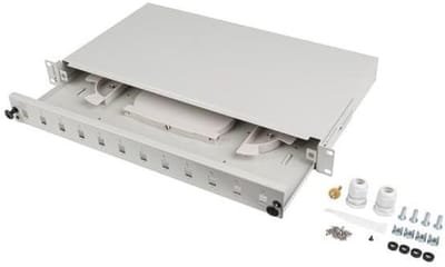 Lanberg patch panel - 1U - 19" - 12 x SC simplex / 12 x LC duplex