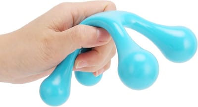 Handheld 4-Point Massager voor Volledige Lichaamsmassage - Trigger Point Massage Tool voor Rug, Nek, Voeten en Benen
