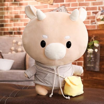 Drama Coréen Adorable Qu'est-ce qui ne va pas Secrétaire Kim Vache Dure Peluche Vache Bourrée Enfant Enfant Jouet Cadeau d'Anniversaire about 35-40cm