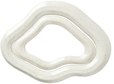 Broste Copenhagen Nordic Vanilla Servies onderzetten set van 2 W19 x L25 x H1,8 cm - Trivet