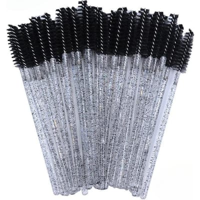 50 stuks Voor Wimperverlenging Make-up Wegwerp Wimperborstels Spoolies Micro Lash Mascara Staafjes Kammen Groothandel
