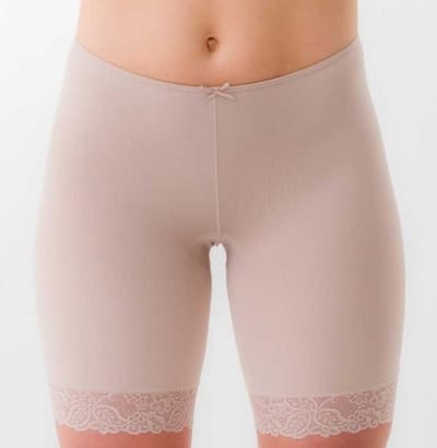 Avet dames boxershort lange pijpjes kant 38490  - S  - beige