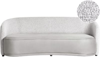 ROSET - Driezitsbank - Grijs - Polyester
