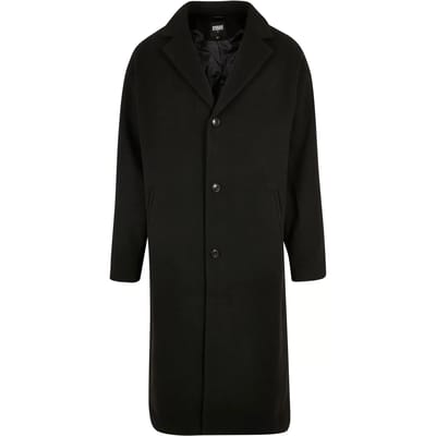 Urban Classics Long Heren Lange jassen - zwart - 4XL