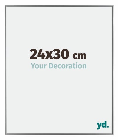 Your Decoration - Fotolijst 24x30 cm - Kunststof - Zilver Hoogglans - Evry