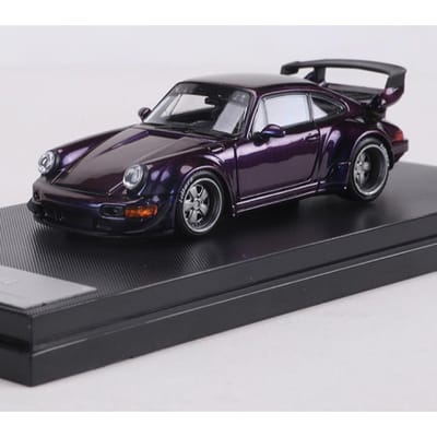 Sw 1:64 Rwb964 Modification Wide Body Alliage Moulé Sous Pression Modèle de Voiture black