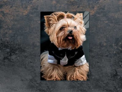 TMK ArtDeko - Snijplank Glas - 35x52 cm - Hond