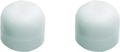 Set van 2 Zelfklevende Deurstoppers Rubber - Bescherming voor Muren en Meubels (Wit)