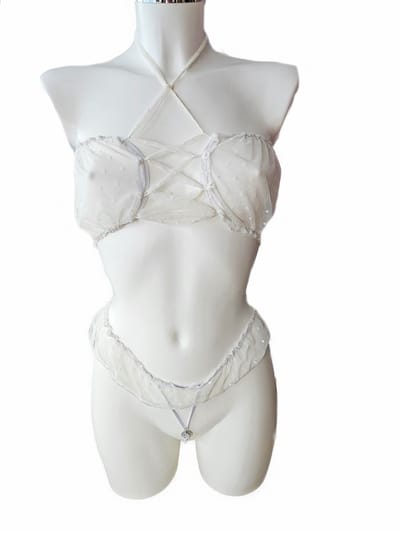 Sexy lingerie set - L/XL - kruisloos string - Set erotische kleding dames