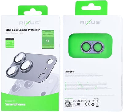 Rixus Ultra Clear Camera Protection For Apple iPhone 17 Lavender
